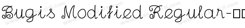 Bugis Modified Regular字体转换